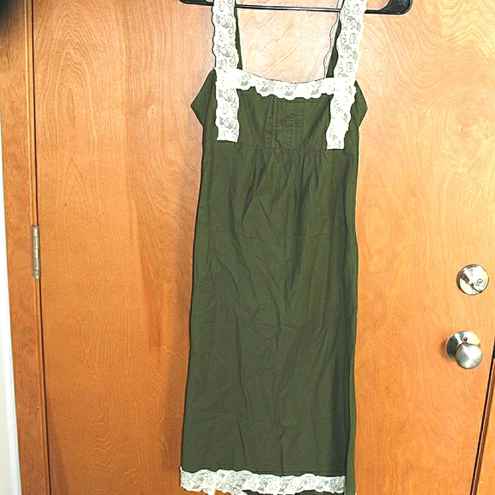 Hurley Sundress! Olive Lace detail so cute!! XS